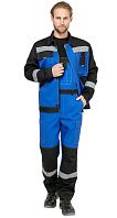 Костюм мужской рабочий летний 'Гудзон' NEW василек-черный